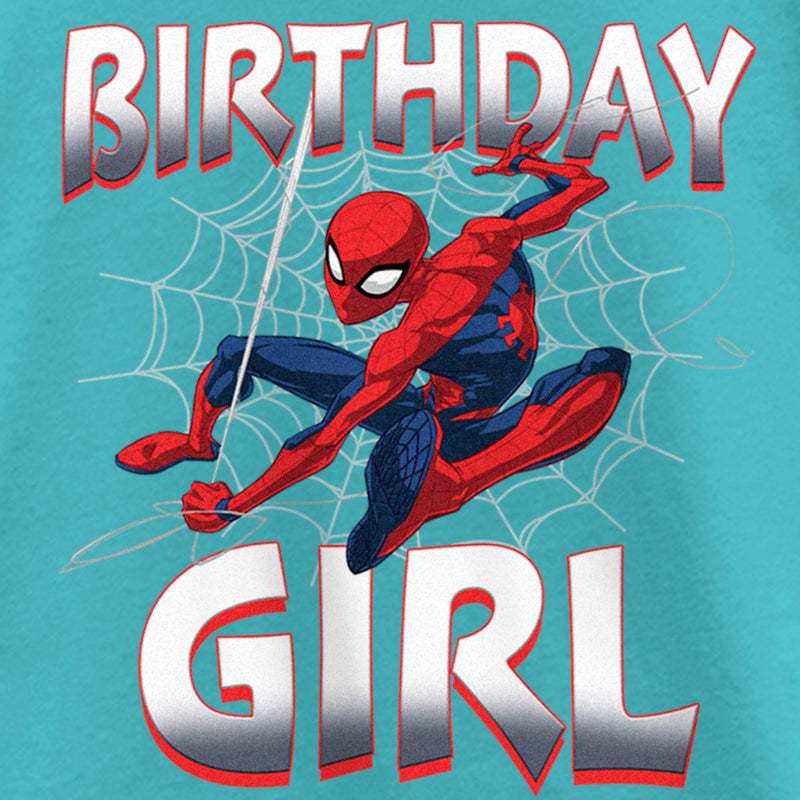 Girl's Marvel Birthday Girl T-Shirt