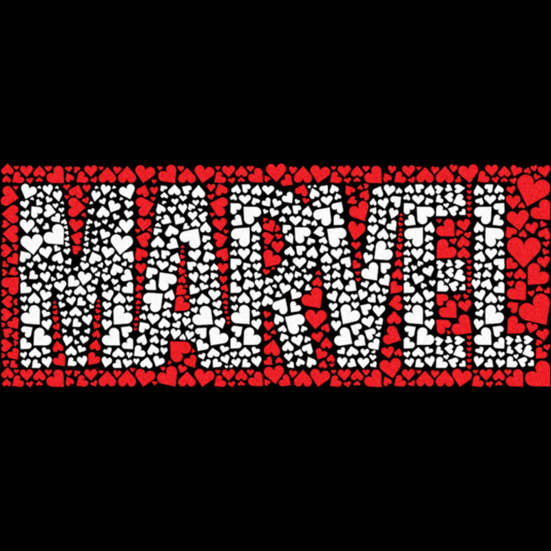 Men's Marvel Heart Fill Logo T-Shirt