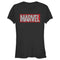 Junior's Marvel Heart Fill Logo T-Shirt