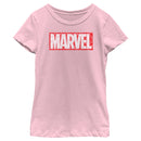 Girl's Marvel Heart Fill Logo T-Shirt