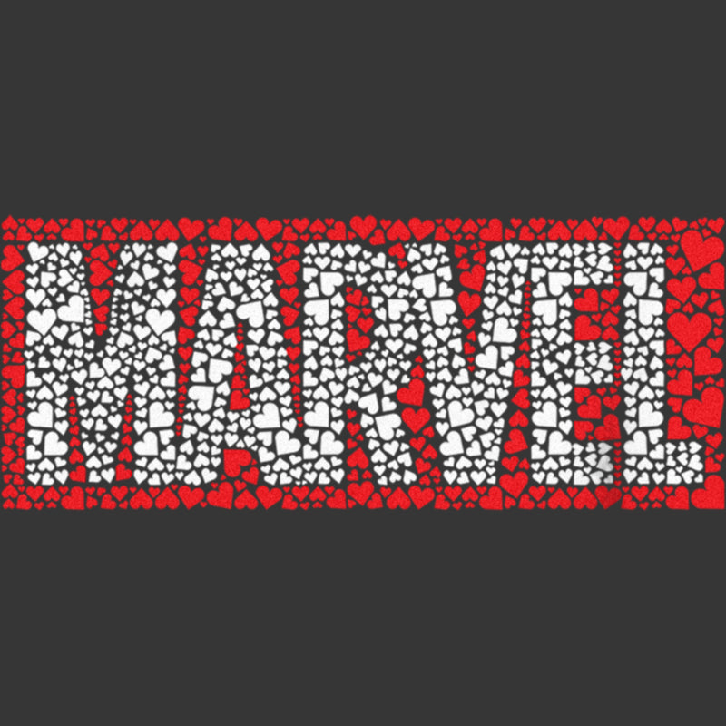 Boy's Marvel Heart Fill Logo T-Shirt