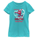 Girl's Marvel Spider-Man Amazing Valentine T-Shirt