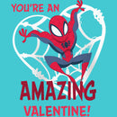 Girl's Marvel Spider-Man Amazing Valentine T-Shirt