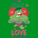 Boy's Marvel Hulk Crazy in Love T-Shirt