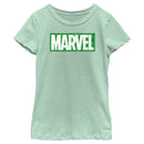 Girl's Marvel St. Patrick's Day Clover Logo T-Shirt