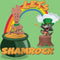 Girl's Marvel Cartoon Rocket and Groot Let's Shamrock T-Shirt