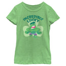 Girl's Marvel Incredibly Lucky Hulk T-Shirt