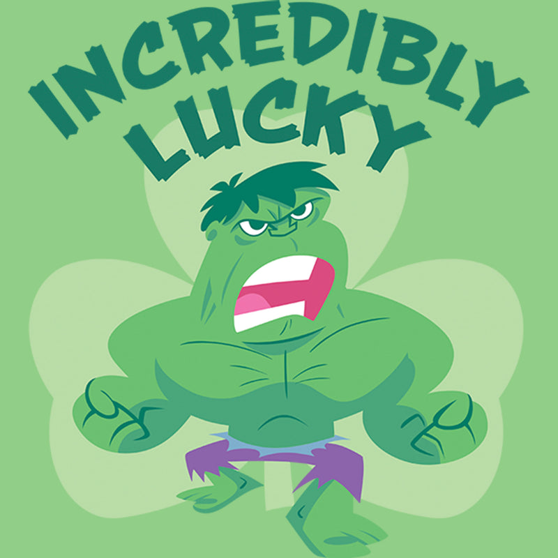 Girl's Marvel Incredibly Lucky Hulk T-Shirt