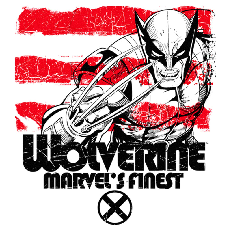 Men's Marvel Finest Wolverine Pull Over Hoodie