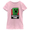 Girl's Minecraft Hostile Mob Creeper T-Shirt