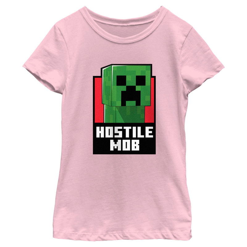 Girl's Minecraft Hostile Mob Creeper T-Shirt