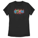 Women's Minecraft Creeper Boom Colorful T-Shirt