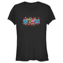 Junior's Minecraft Creeper Boom Colorful T-Shirt