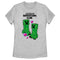 Women's Minecraft Adventure Club Creeper Hearts T-Shirt