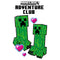 Boy's Minecraft Adventure Club Creeper Hearts T-Shirt