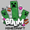 Junior's Minecraft Creepers Boom Logo T-Shirt