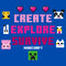 Boy's Minecraft Create Explore Survive Animals T-Shirt