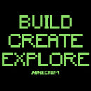 Men's Minecraft Pixelated Build Create T-Shirt