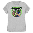 Women's Minecraft Steve and Alex Group Shot T-Shirt