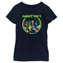 Girl's Minecraft Heroes and Mobs T-Shirt