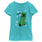 Girl's Minecraft SSSSeasons Greetings Creeper T-Shirt