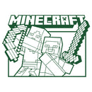 Men's Minecraft Steve and Alex Attack T-Shirt