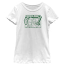 Girl's Minecraft Steve and Alex Attack T-Shirt