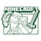 Girl's Minecraft Steve and Alex Attack T-Shirt