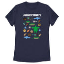 Women's Minecraft Fish and Mobs T-Shirt