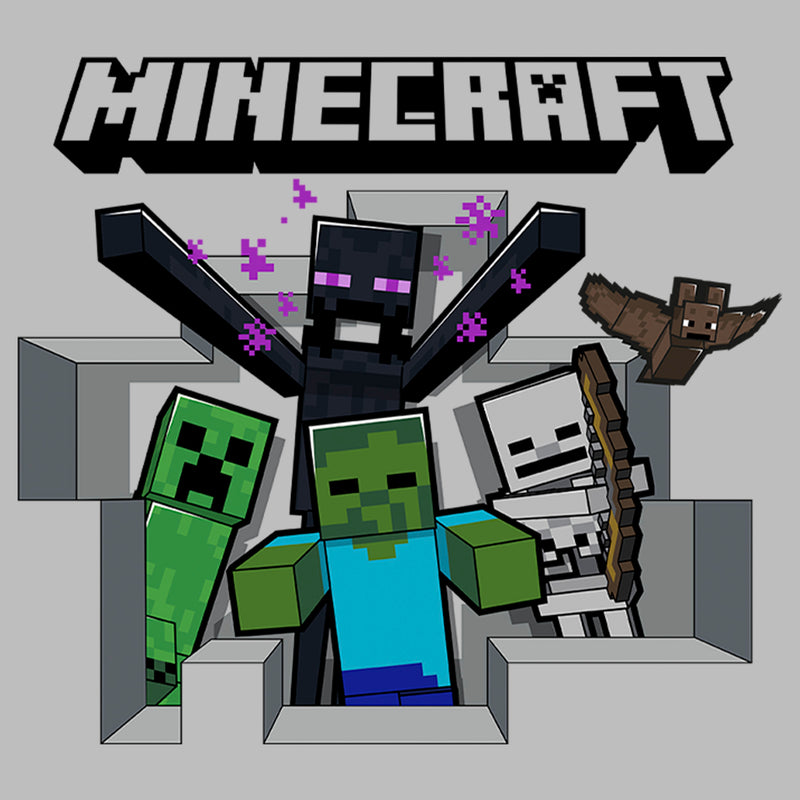 Junior's Minecraft Enemy Mobs T-Shirt