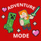 Boy's Minecraft Adventure Mode Alex and Creeper T-Shirt