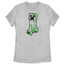 Women's Minecraft Creeper Creepin' Large T-Shirt