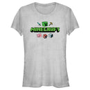 Junior's Minecraft Icons Logo T-Shirt