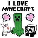 Men's Minecraft Love and Mobs T-Shirt