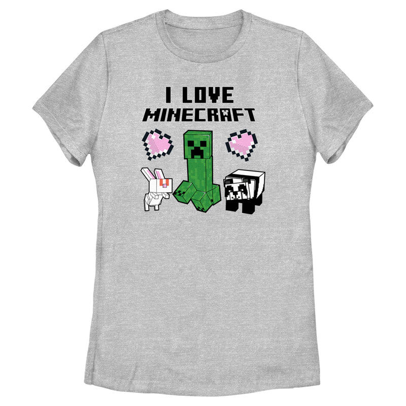 Women's Minecraft Love and Mobs T-Shirt