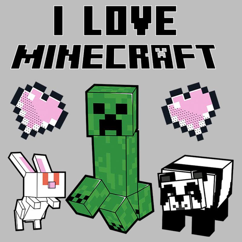 Women's Minecraft Love and Mobs T-Shirt