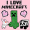 Girl's Minecraft Love and Mobs T-Shirt