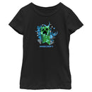 Girl's Minecraft Charged Creeper T-Shirt