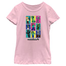 Girl's Minecraft Boxed Mobs T-Shirt