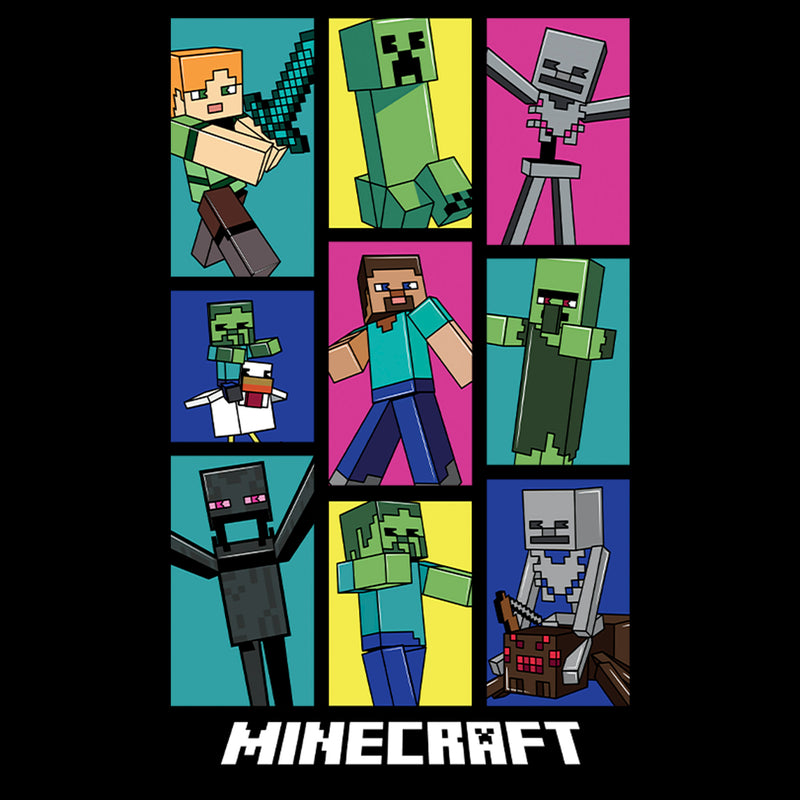 Women's Minecraft Boxed Mobs T-Shirt