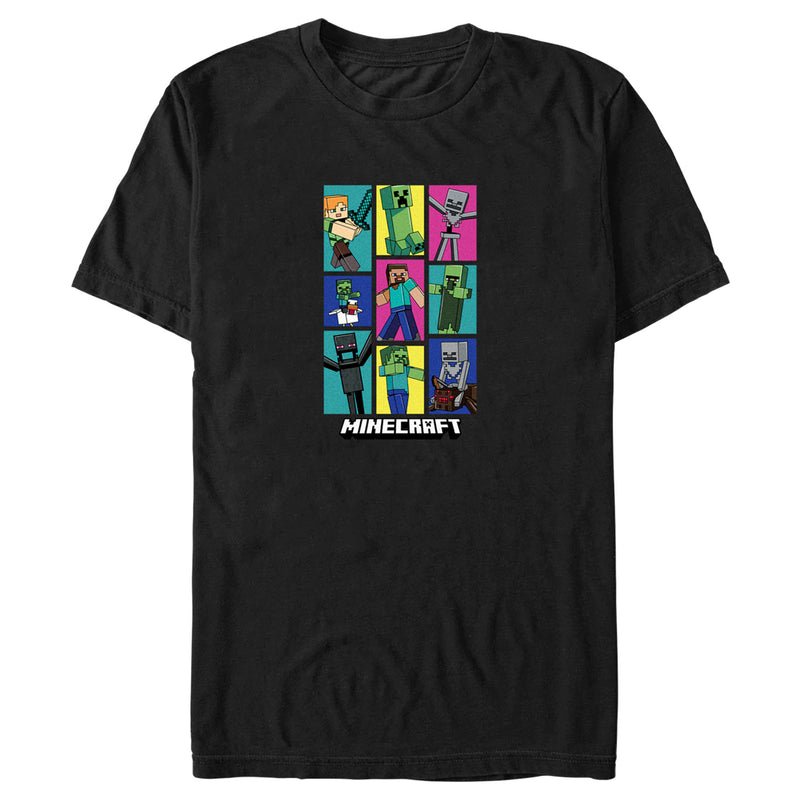 Men's Minecraft Boxed Mobs T-Shirt