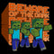 Men's Minecraft Beware of the Dark Zombies T-Shirt