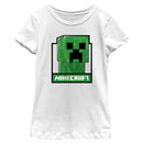 Girl's Minecraft Creeper in a Box T-Shirt