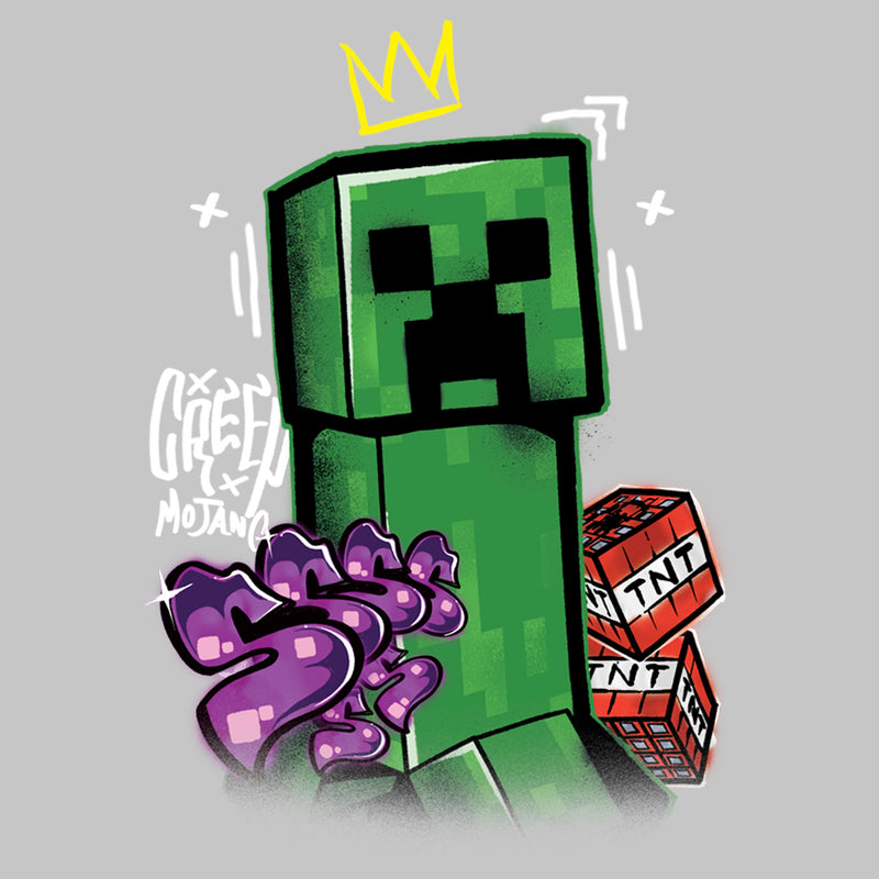 Junior's Minecraft Creeper King T-Shirt