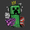 Boy's Minecraft Creeper King T-Shirt