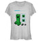 Junior's Minecraft Creeper Graph T-Shirt