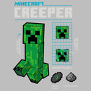 Junior's Minecraft Creeper Graph T-Shirt