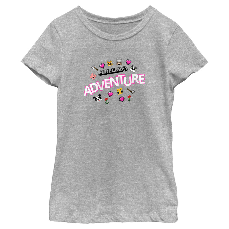 Girl's Minecraft Friendly Mobs T-Shirt