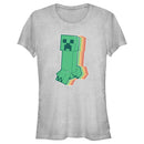 Junior's Minecraft Colorful Creeper T-Shirt