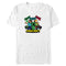 Men's Minecraft Create Survive Explore Alex and Steve T-Shirt